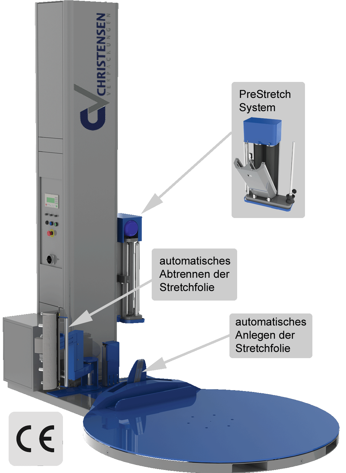 Stretchanlage WP2-A Detailansicht